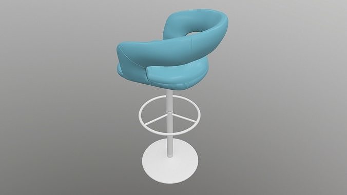 Bar Stool 3D model 3