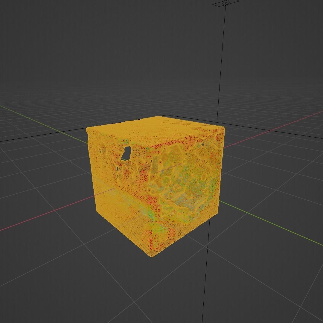 3D realistic water cube Free low-poly 3D model_4