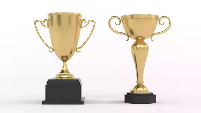 Trophy Cups 3D model