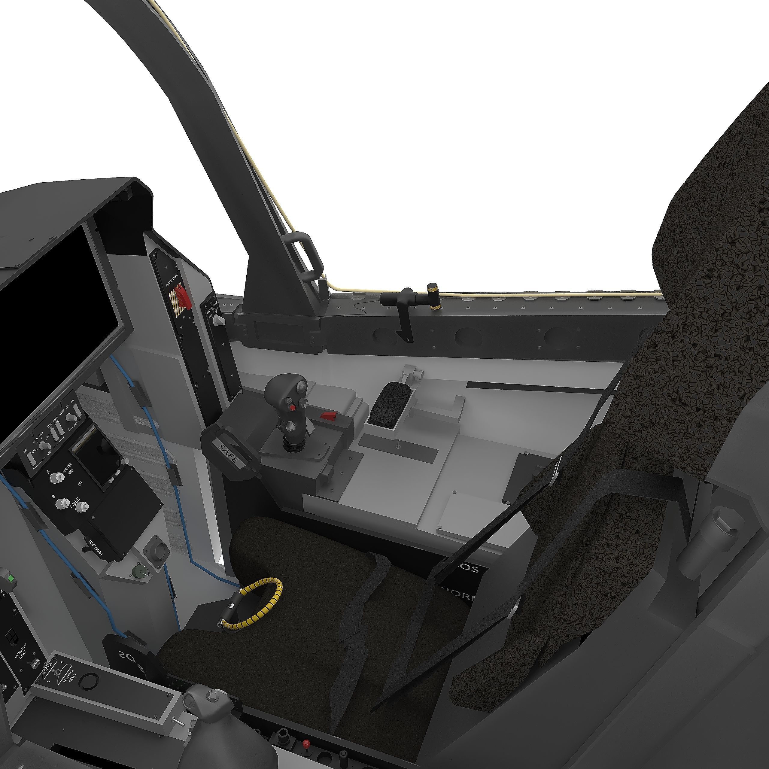 F-35 Cockpit 3D model_2