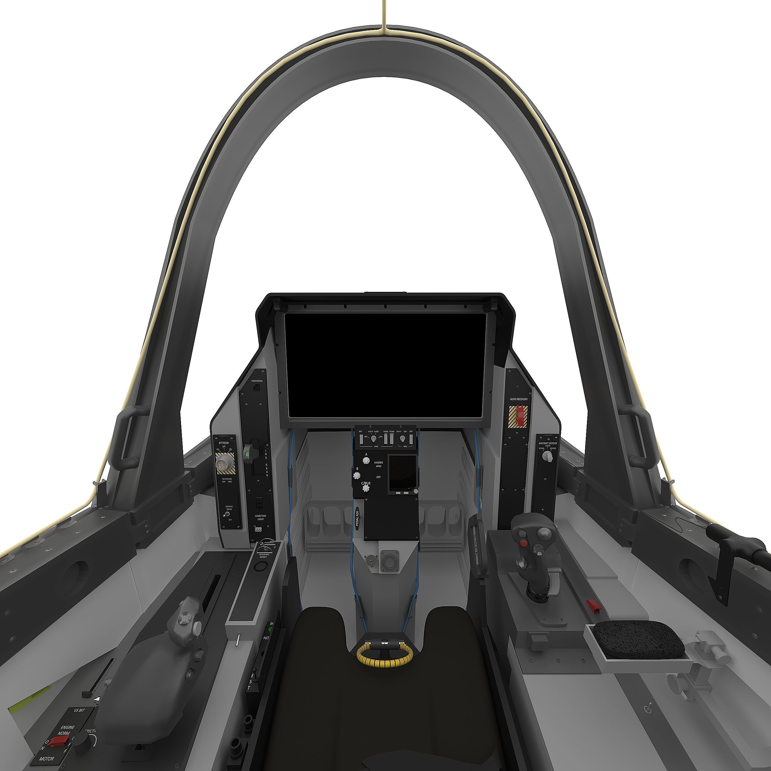 F-35 Cockpit 3D model_1