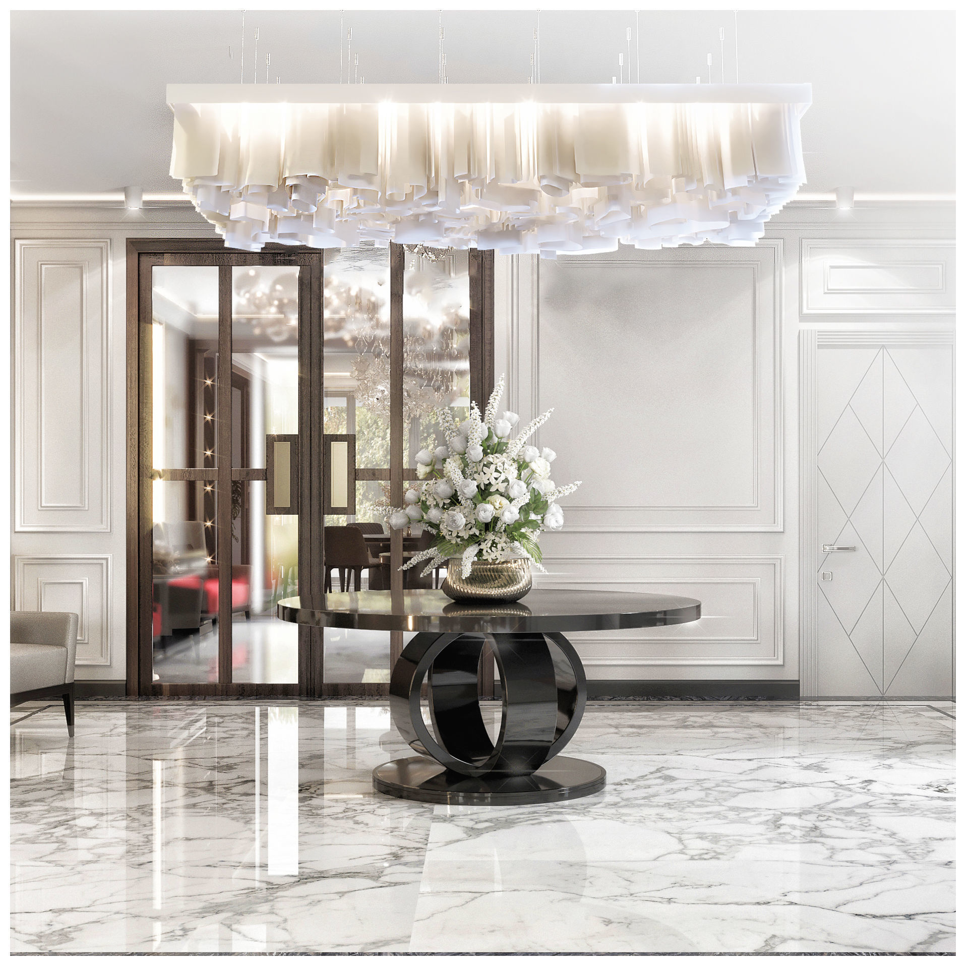 Paper Design Celing 3D model_1