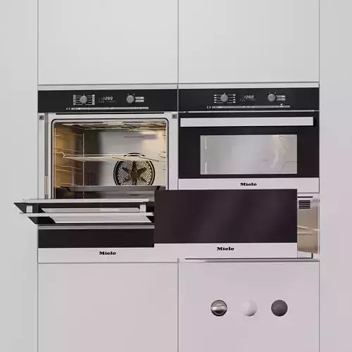 Miele Appliance  Microwave Oven Warming drawer 3D model