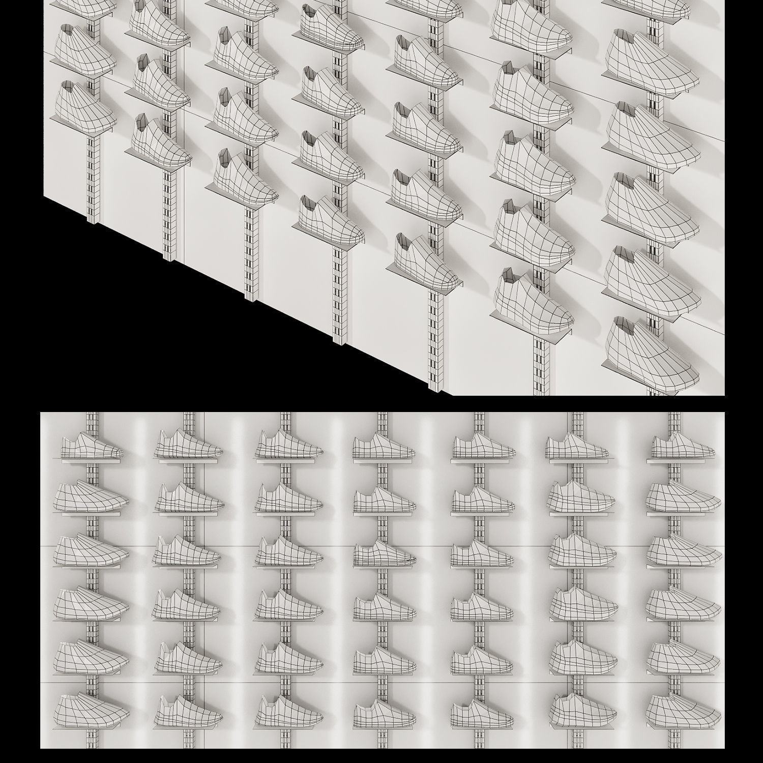 sports shoe store 3D model_3