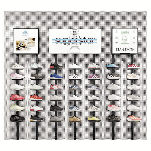 sports shoe store 3D model