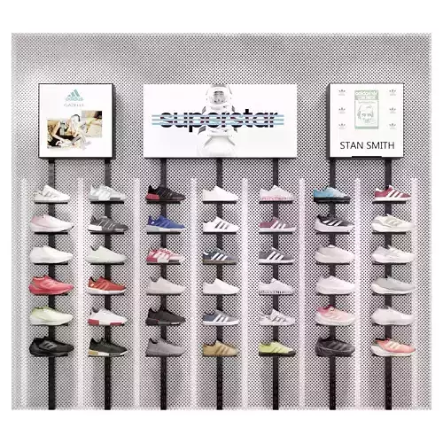 sports shoe store 3D model