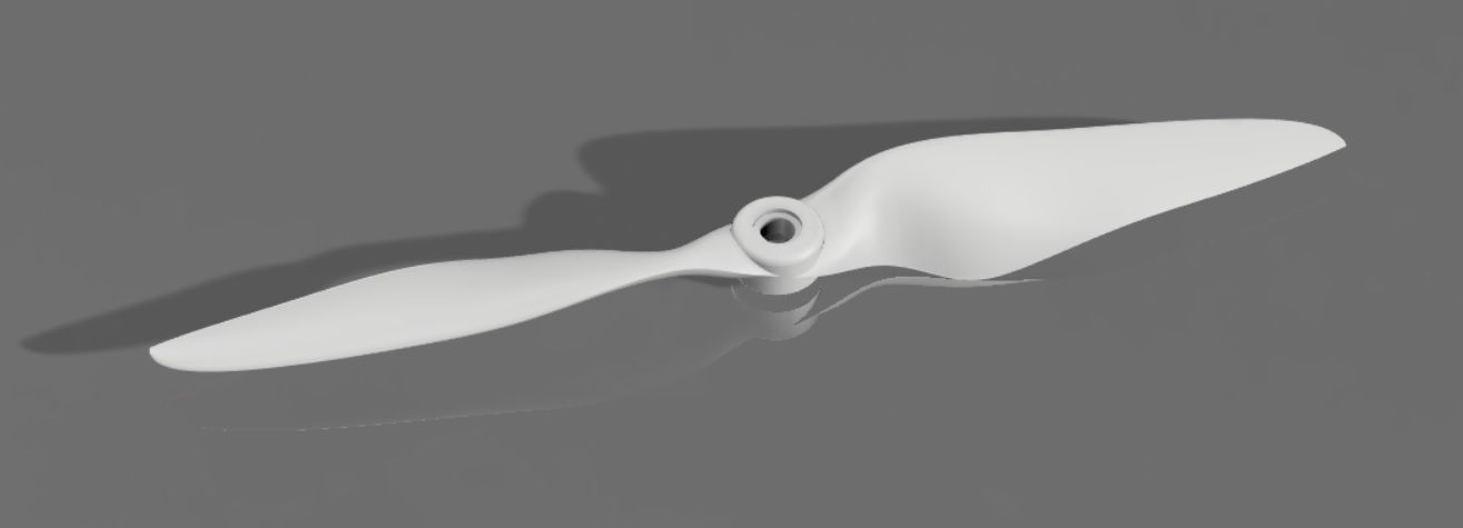 Propeller 9x45E CW 3D print model_2