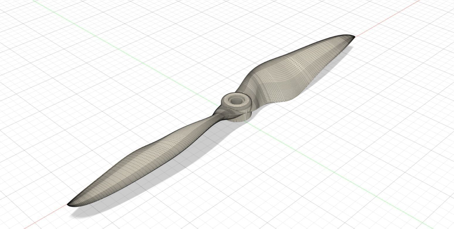 Propeller 9x45E CW 3D print model_3