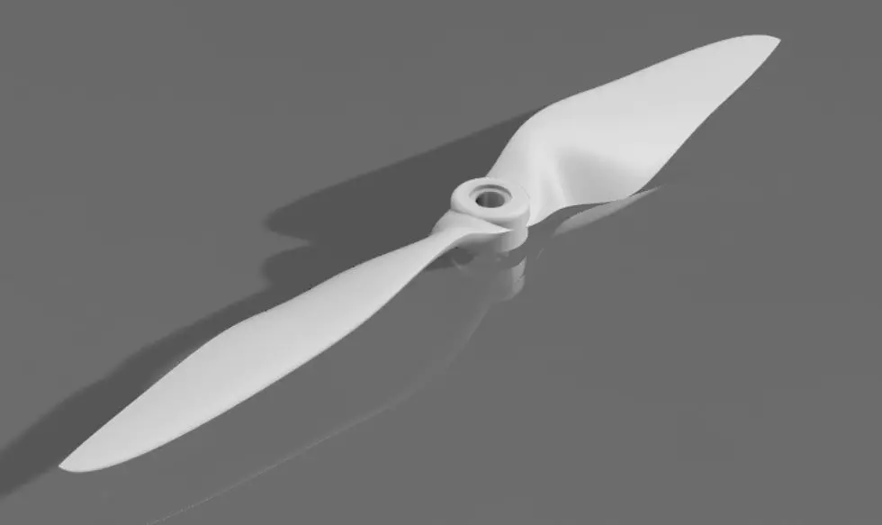 Propeller 9x45E CW 3D print model_0