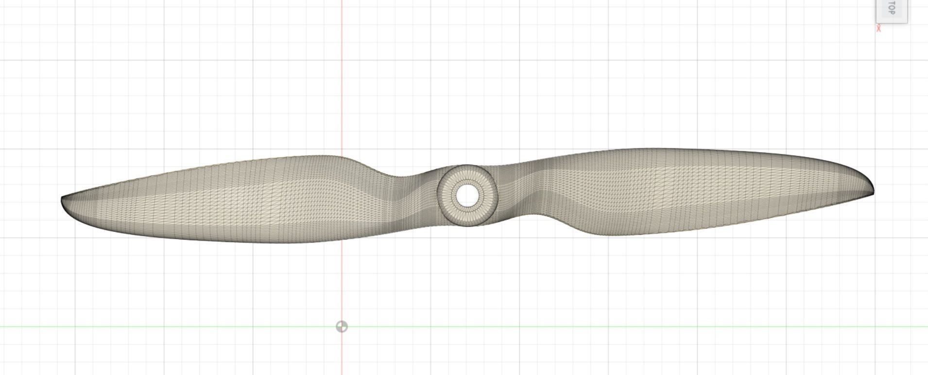 Propeller 9x45E CW 3D print model_4