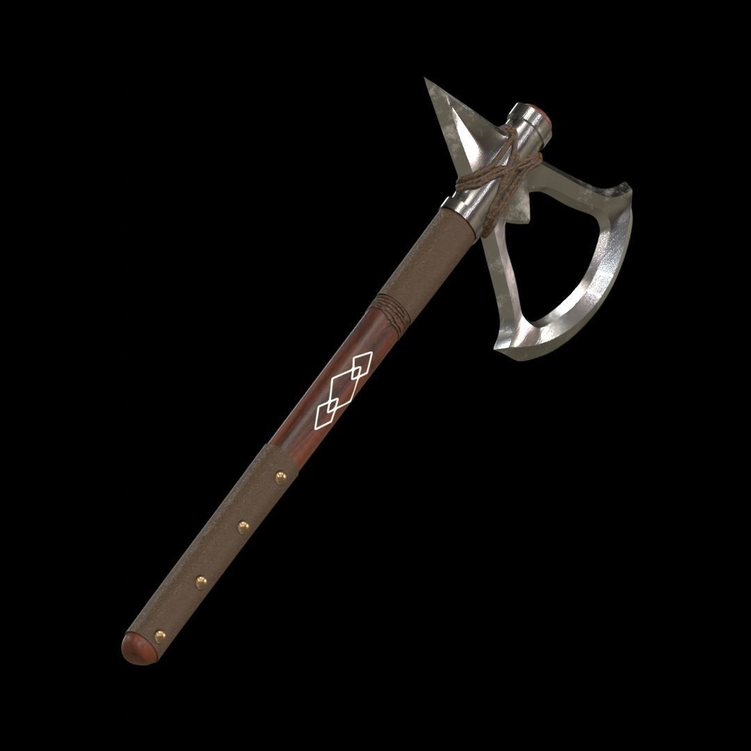 Kenway Tomahawk 3D print model_1