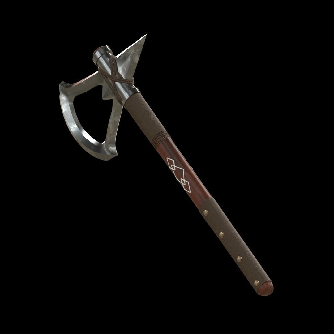 Kenway Tomahawk 3D print model_3