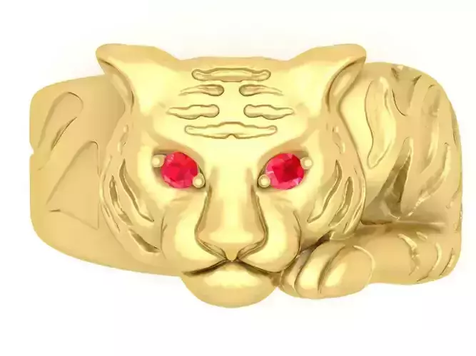 Lucky Tiger Ring 3744