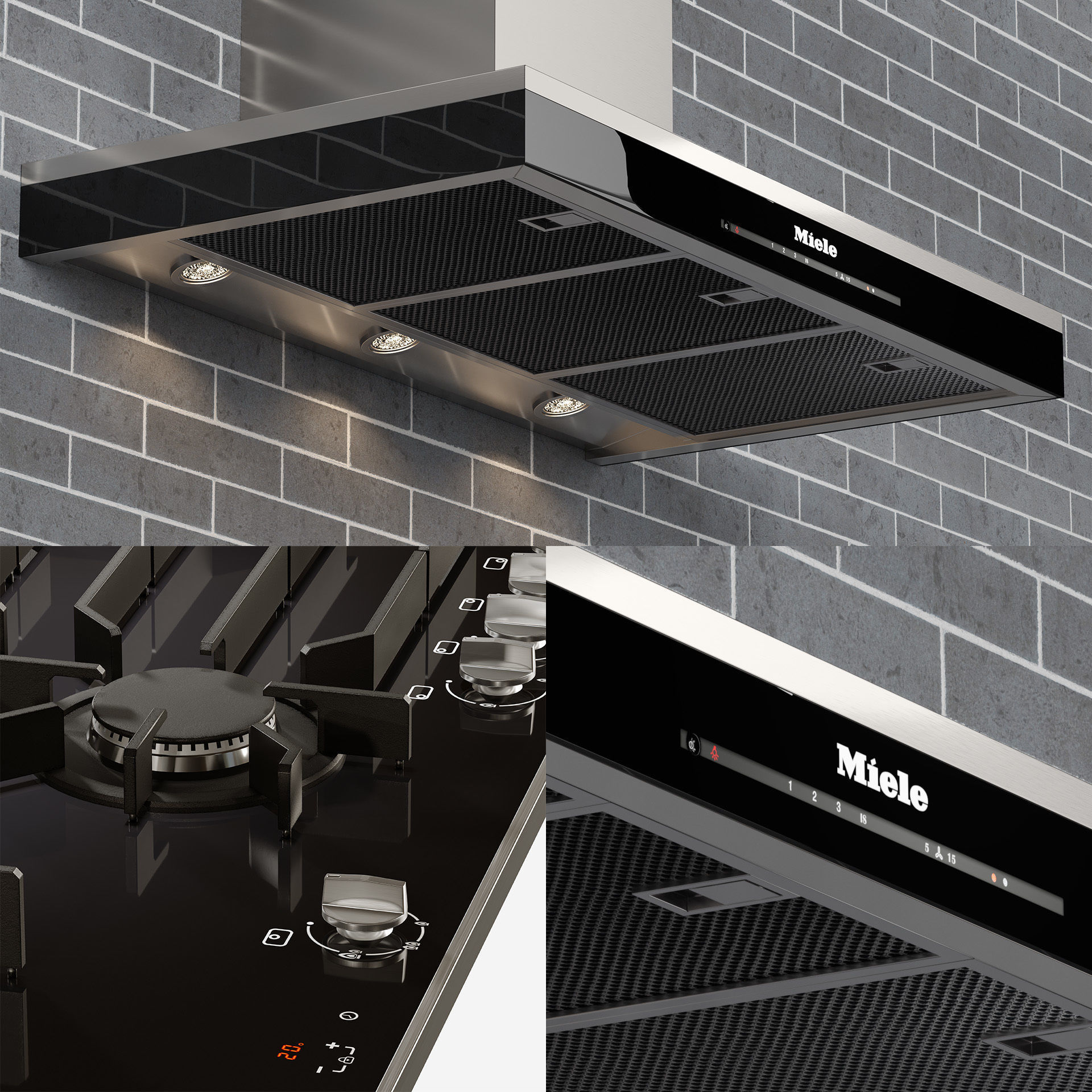 Miele Appliances-VOL 01 3D Model Collection_4