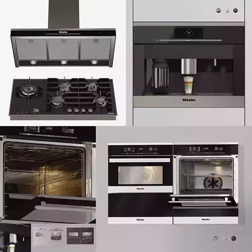 Miele Appliances-VOL 01 3D Model Collection