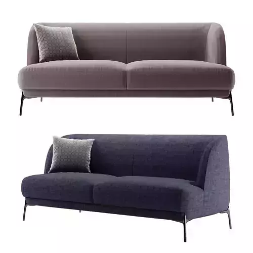 Velvet sofa Novamobil