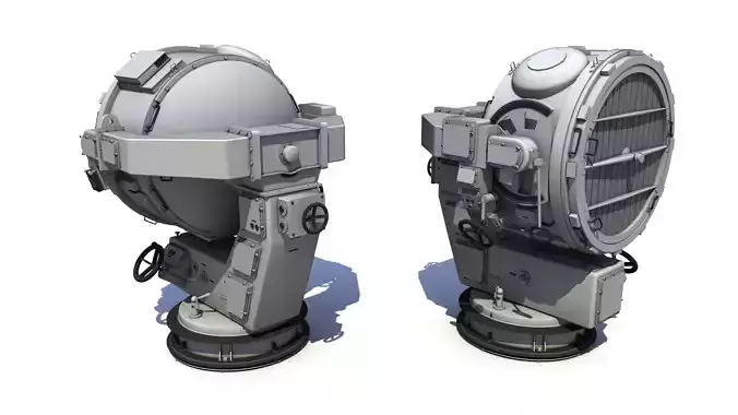 Bismarck Searchlight Free 3D model