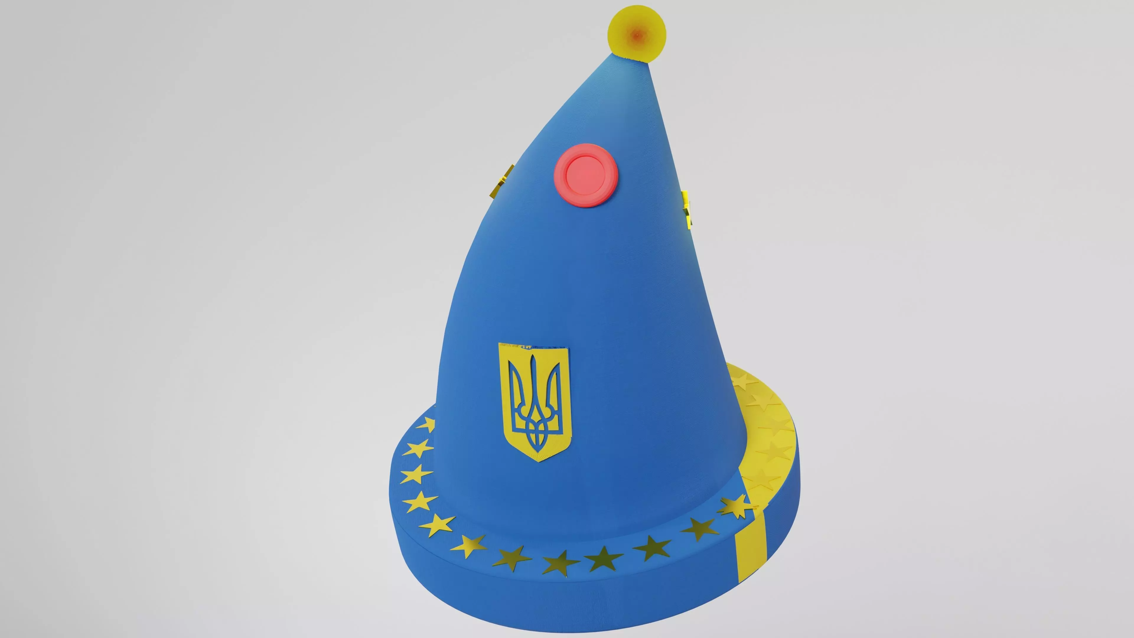 Party Hat Independence 3D model