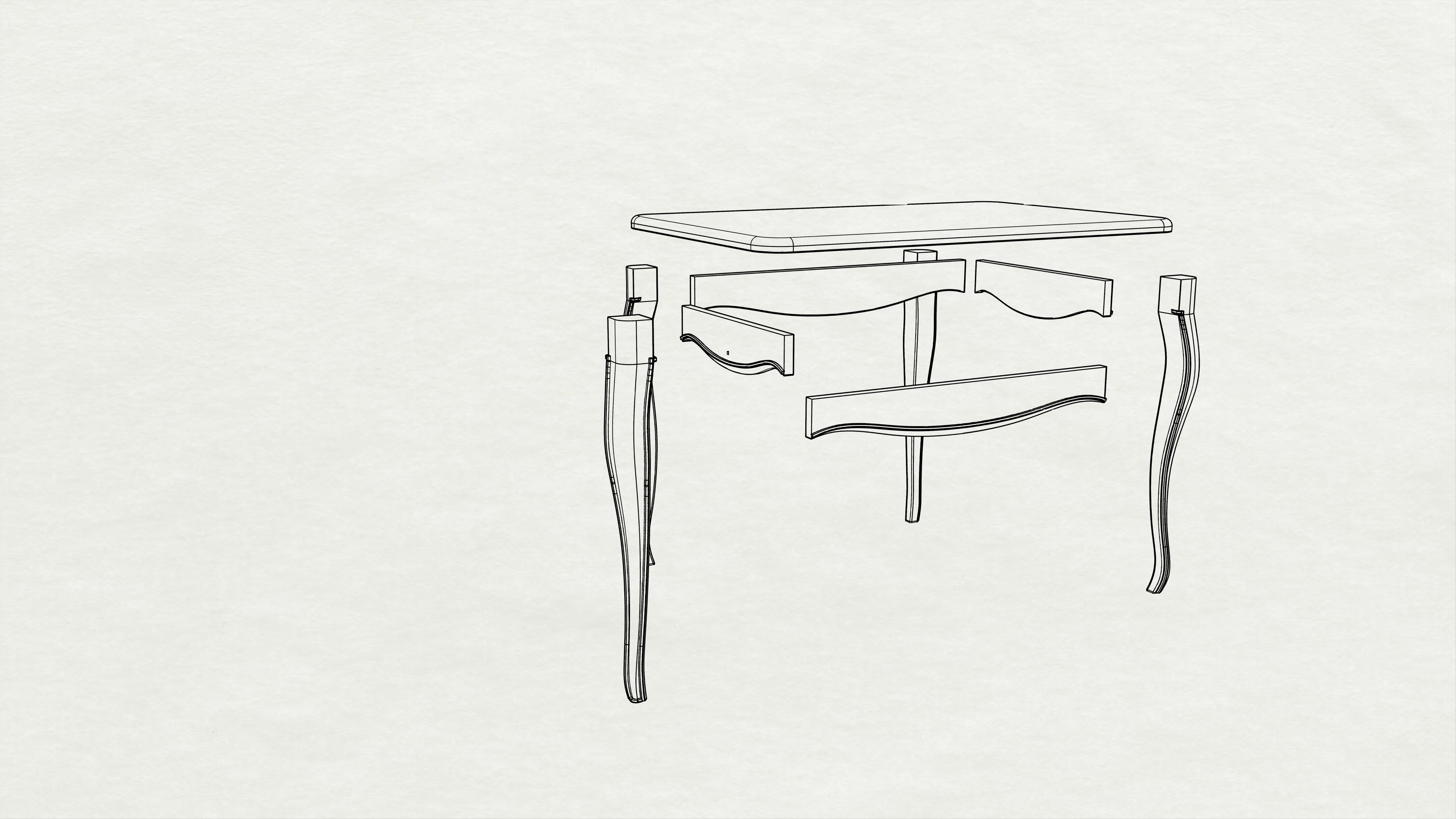 Table side 3D model_4