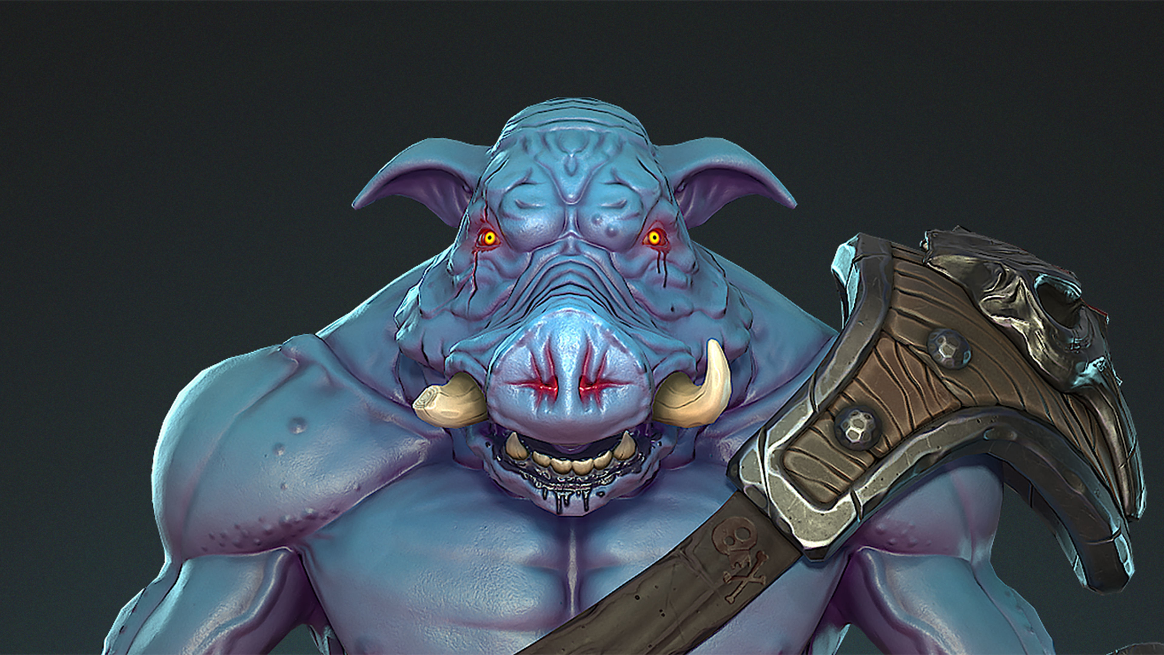 3d stylized character Low-poly 3D model_7