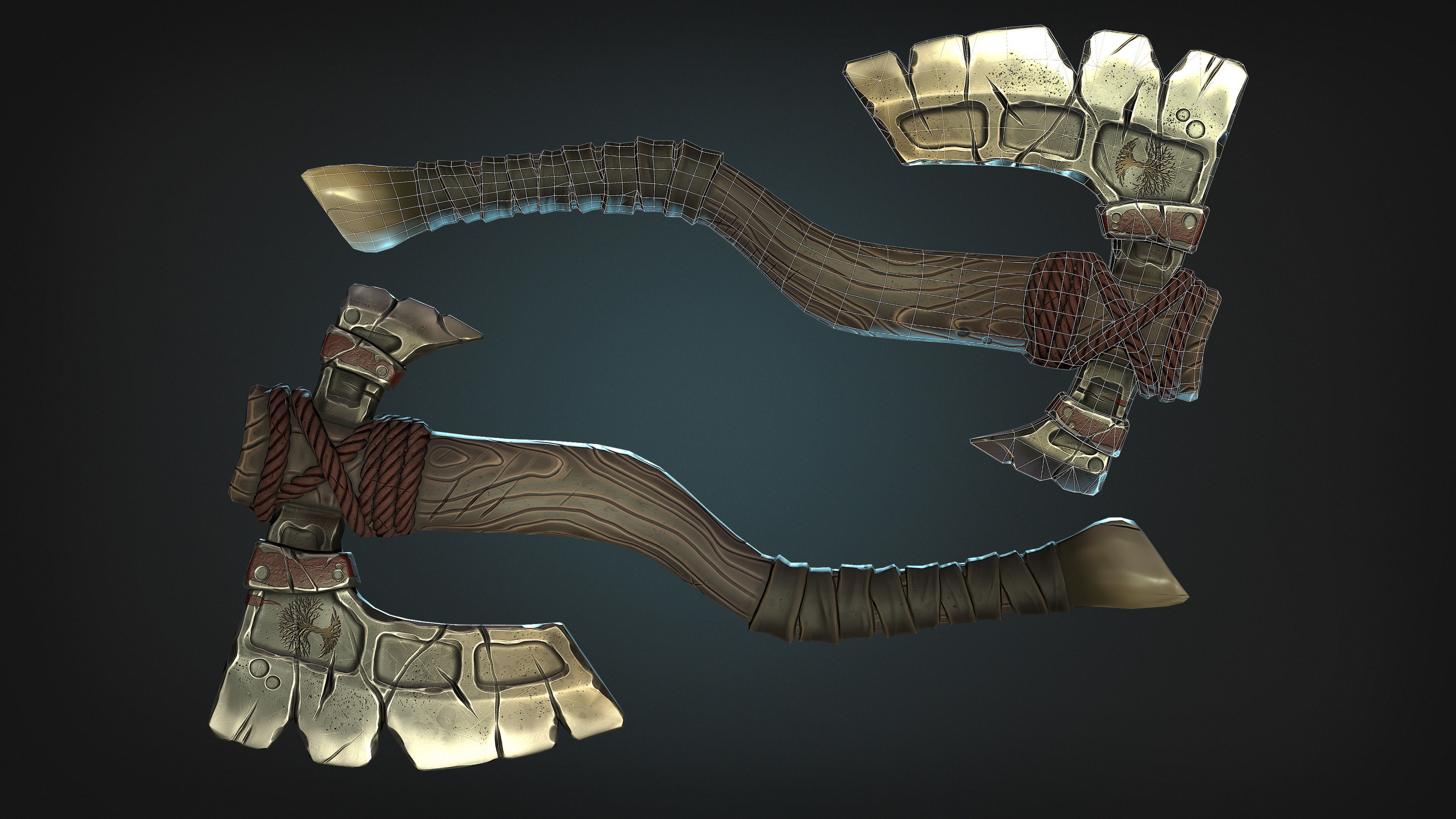 3d stylized character Low-poly 3D model_10