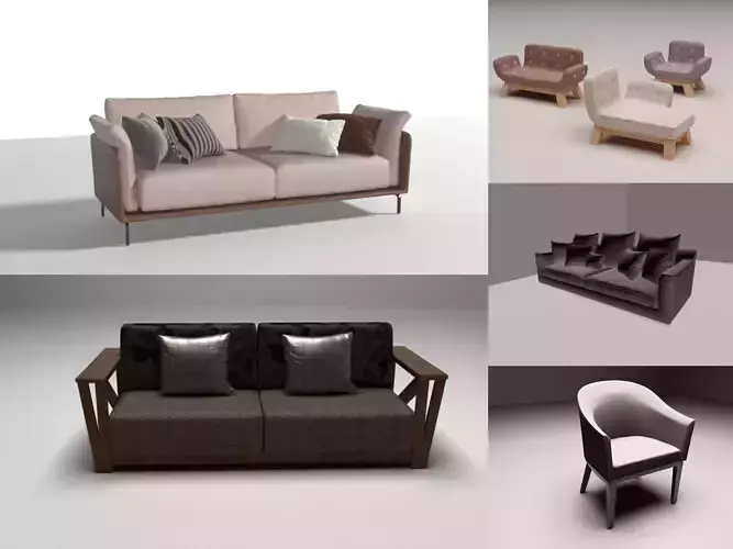 seven sofas