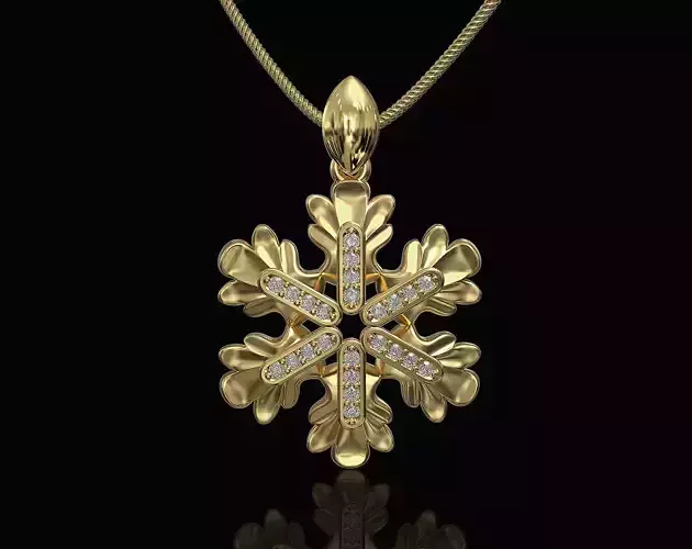 Round leaves pendant