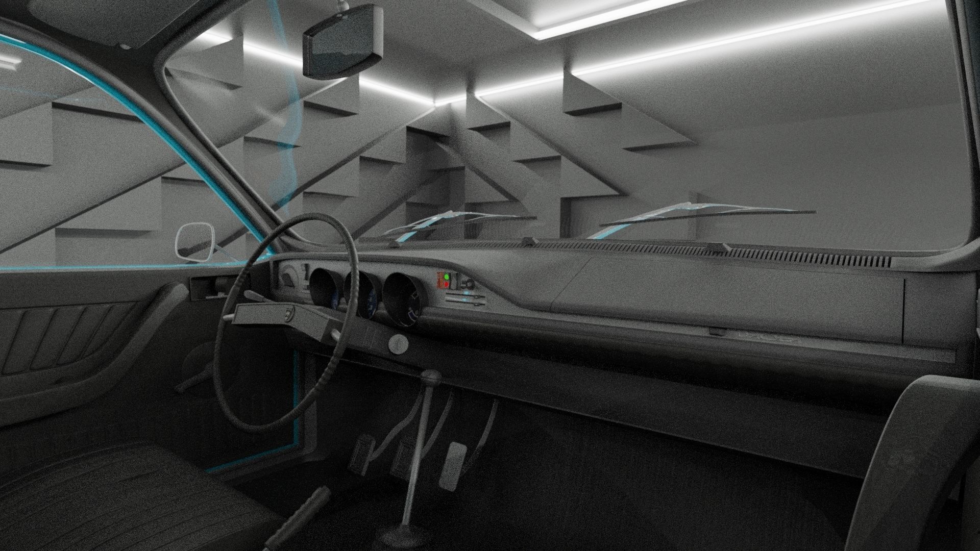 Dacia 1300 3D model_4