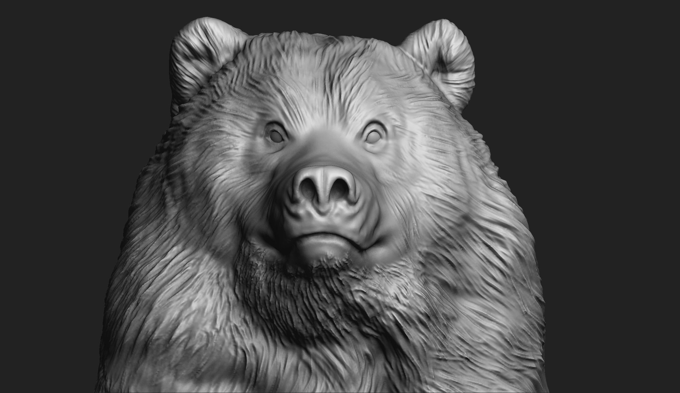 Kodiak Brown Bear 3D Print Model 3D print model_1