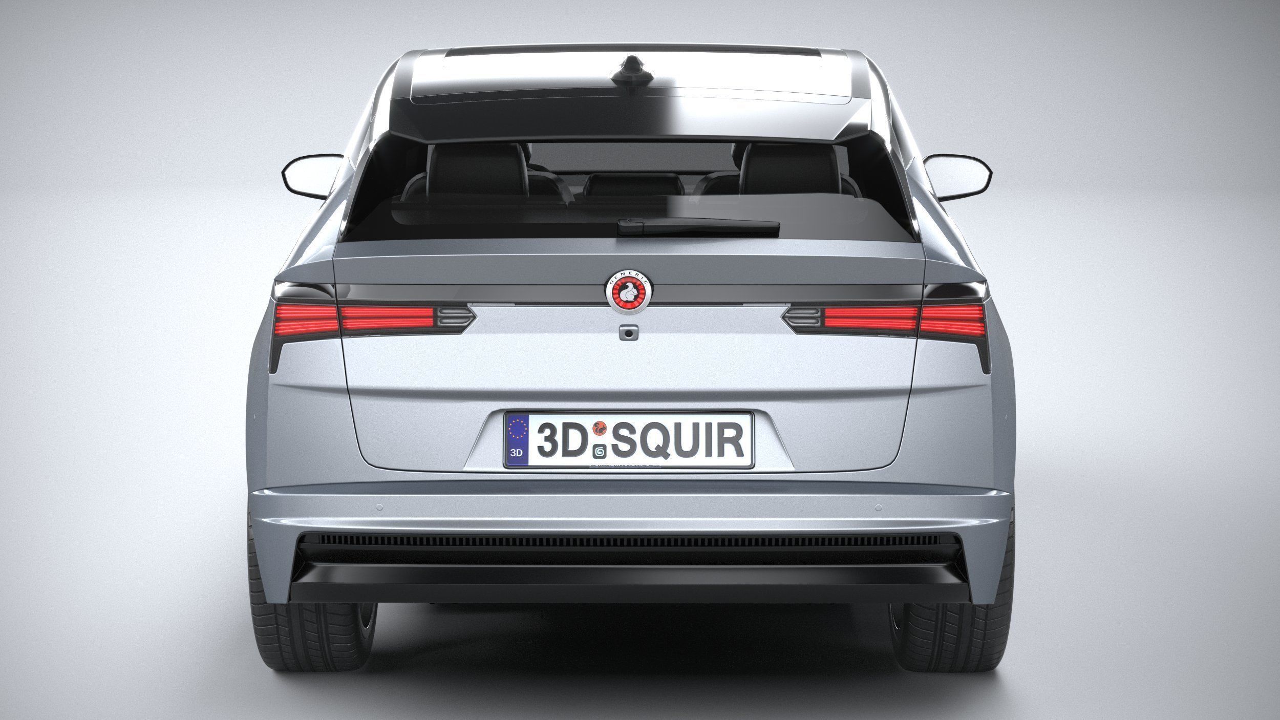 Generic SUV EV v2 2022 3D model_4