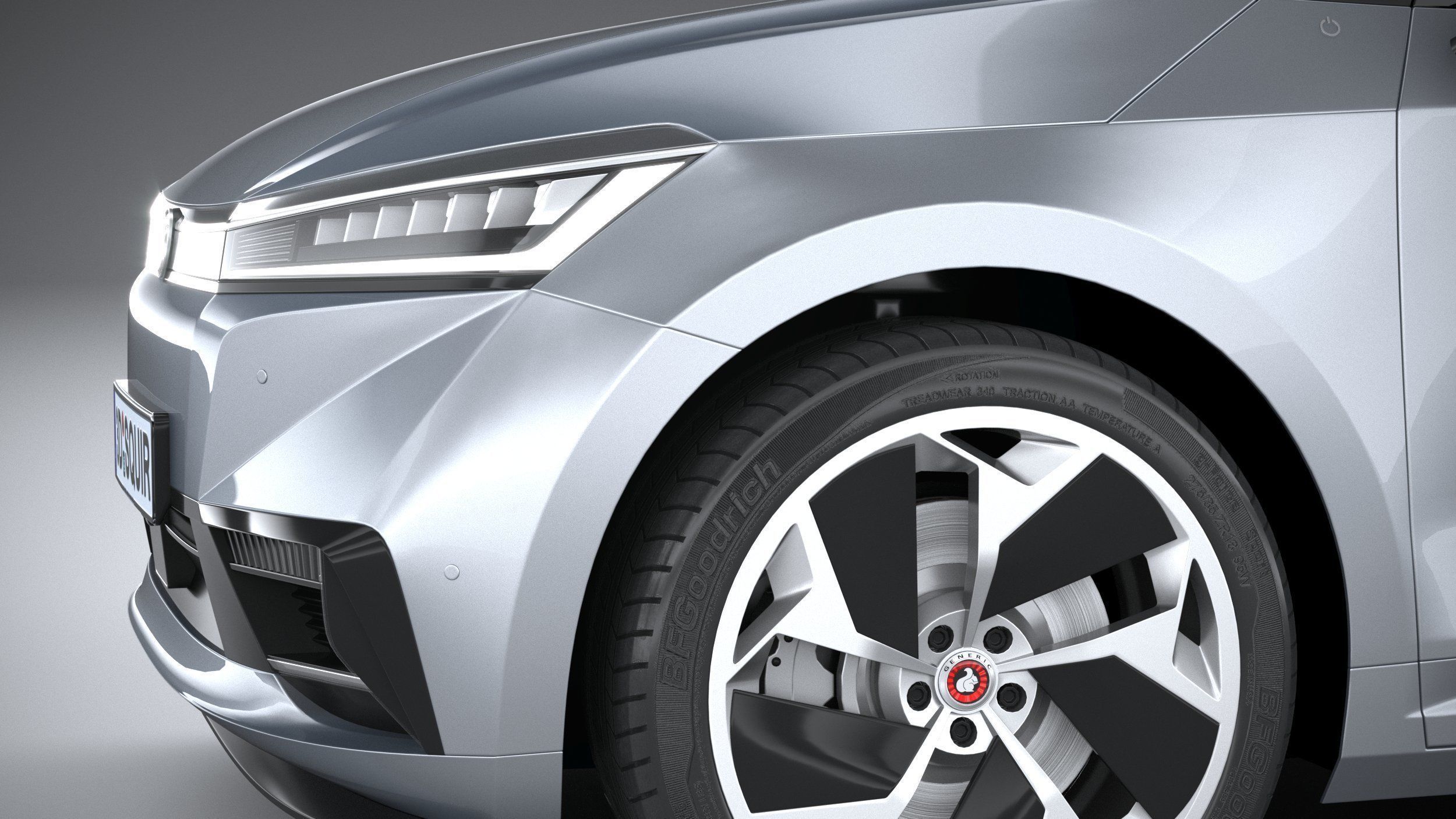 Generic SUV EV v2 2022 3D model_3
