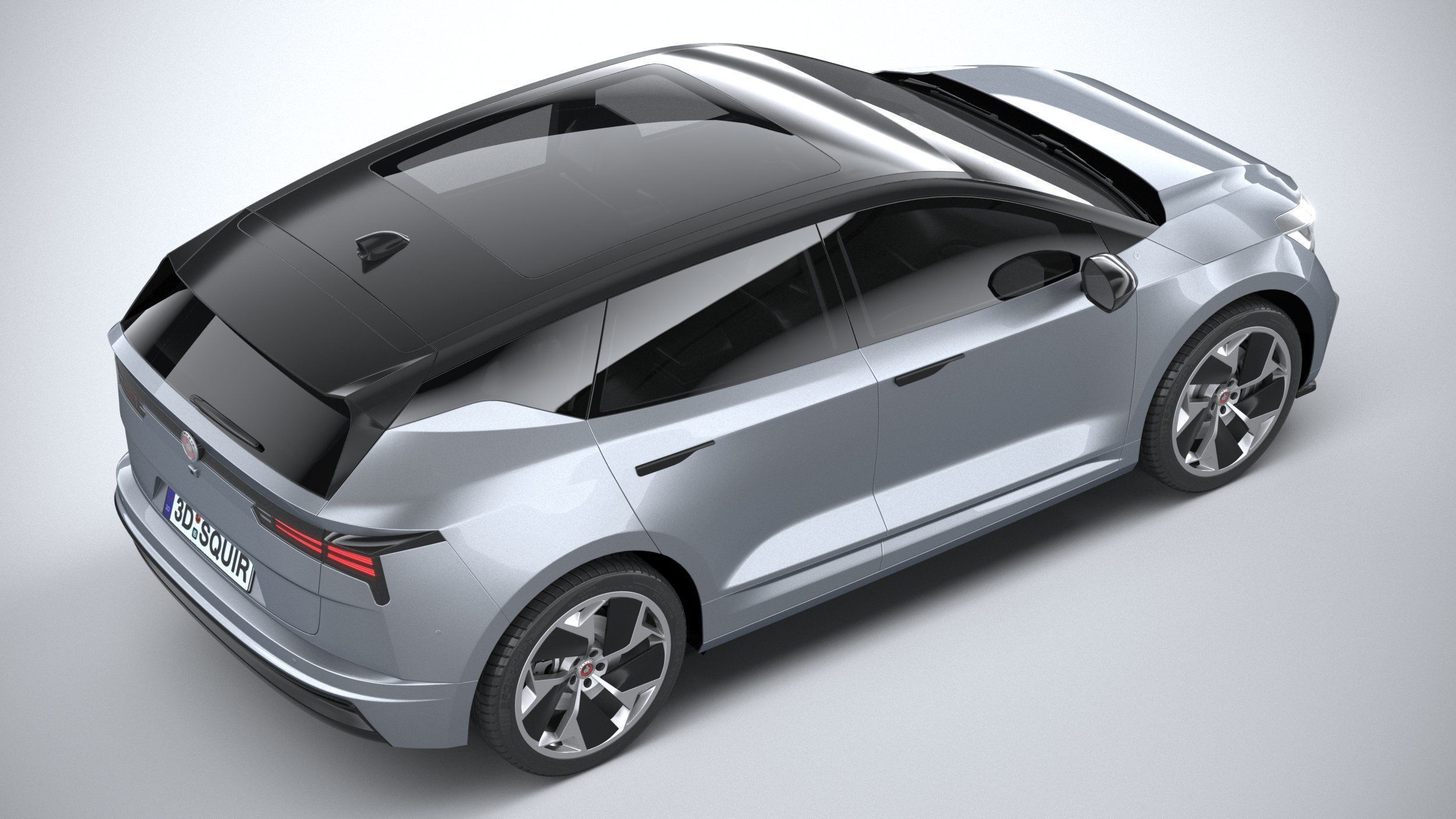 Generic SUV EV v2 2022 3D model_10