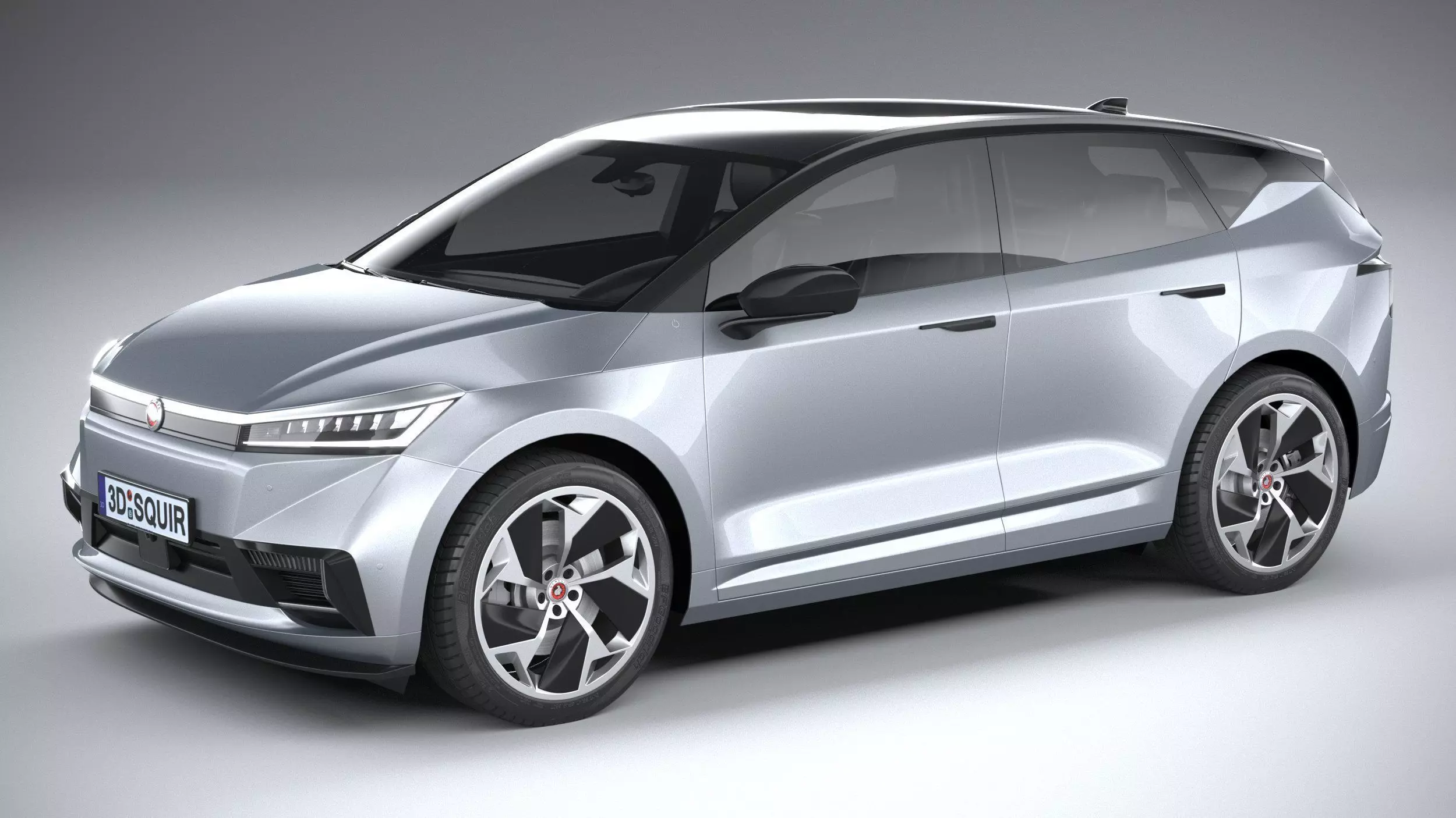 Generic SUV EV v2 2022 3D model_0