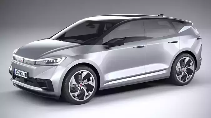 Generic SUV EV v2 2022 3D model Generic SUV EV v2 2022 3D model