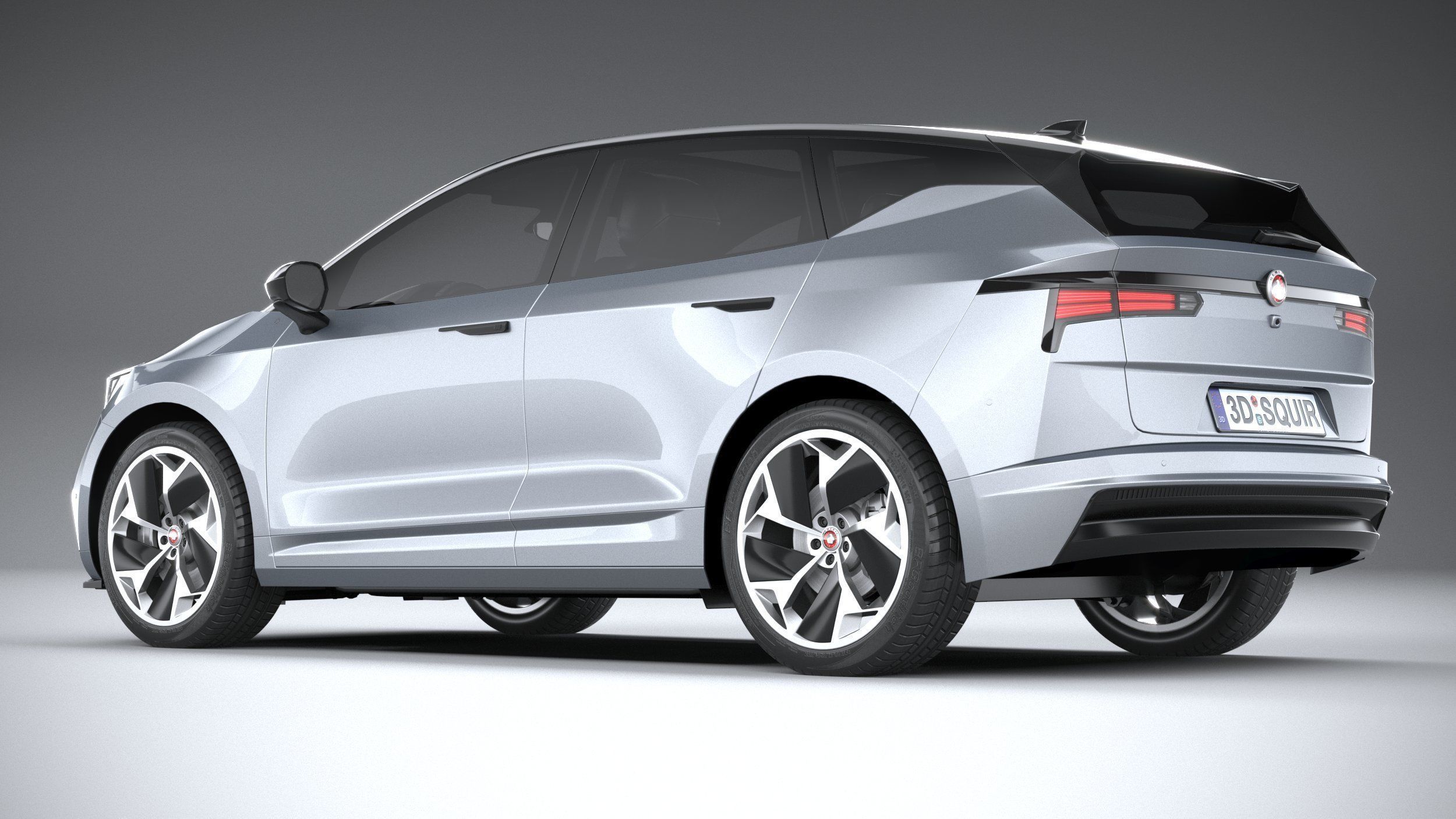 Generic SUV EV v2 2022 3D model_5