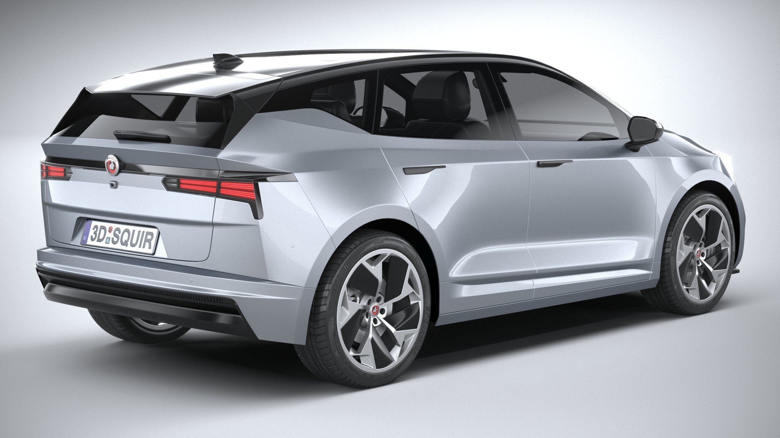 Generic SUV EV v2 2022 3D model_17
