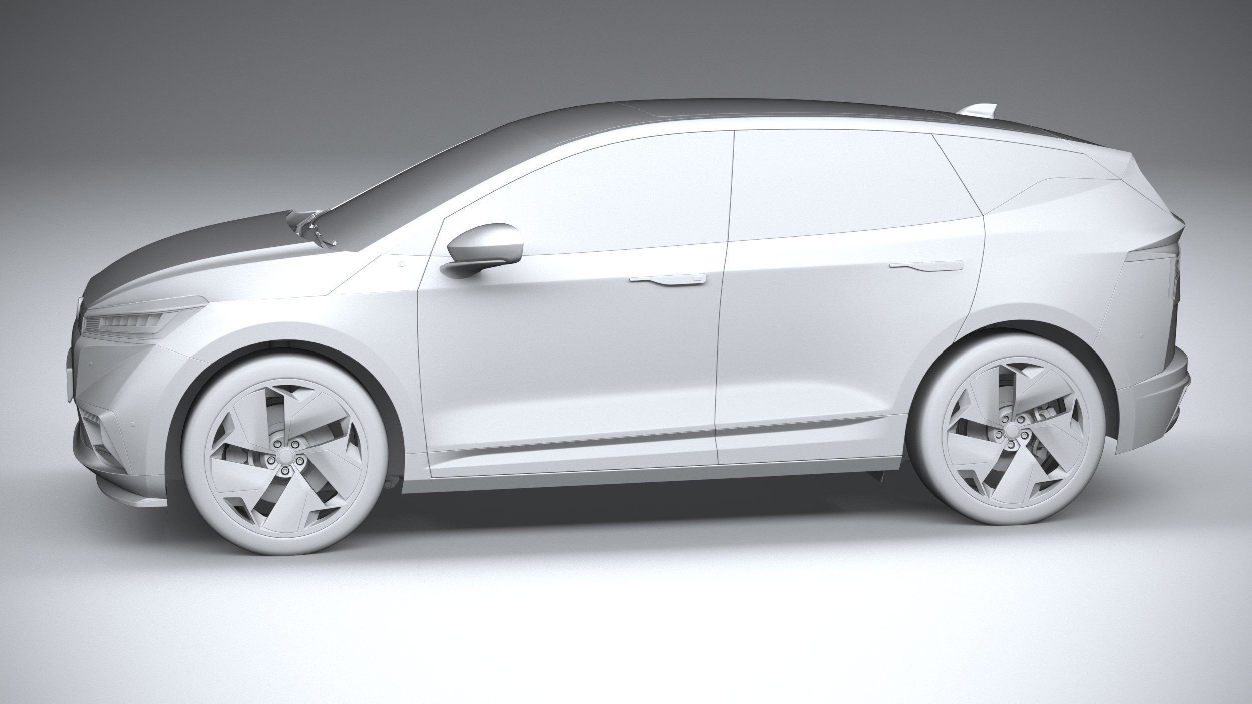 Generic SUV EV v2 2022 3D model_22