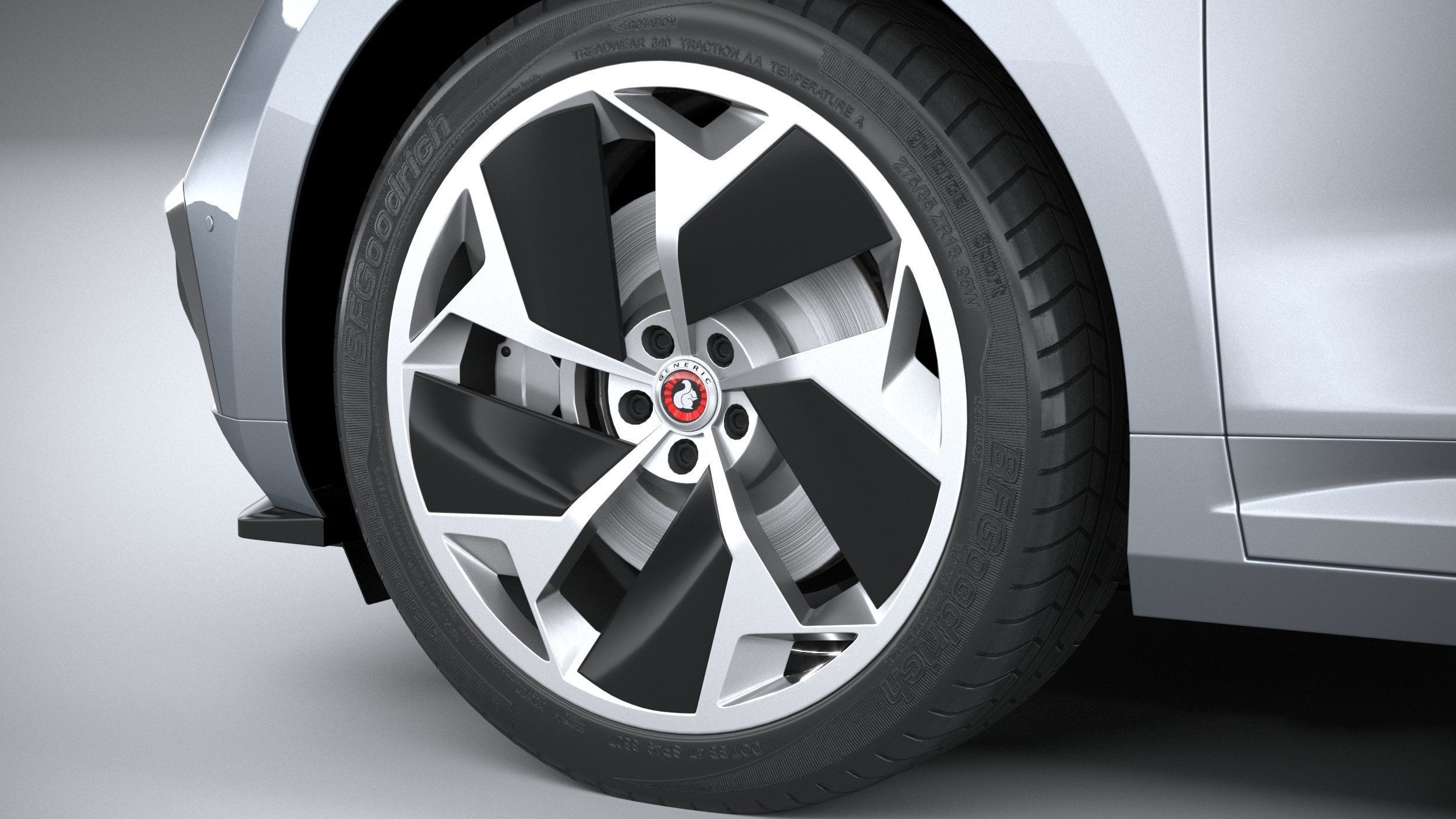 Generic SUV EV v2 2022 3D model_16