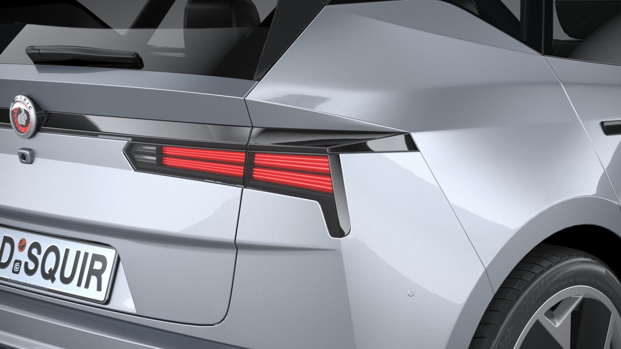Generic SUV EV v2 2022 3D model_18
