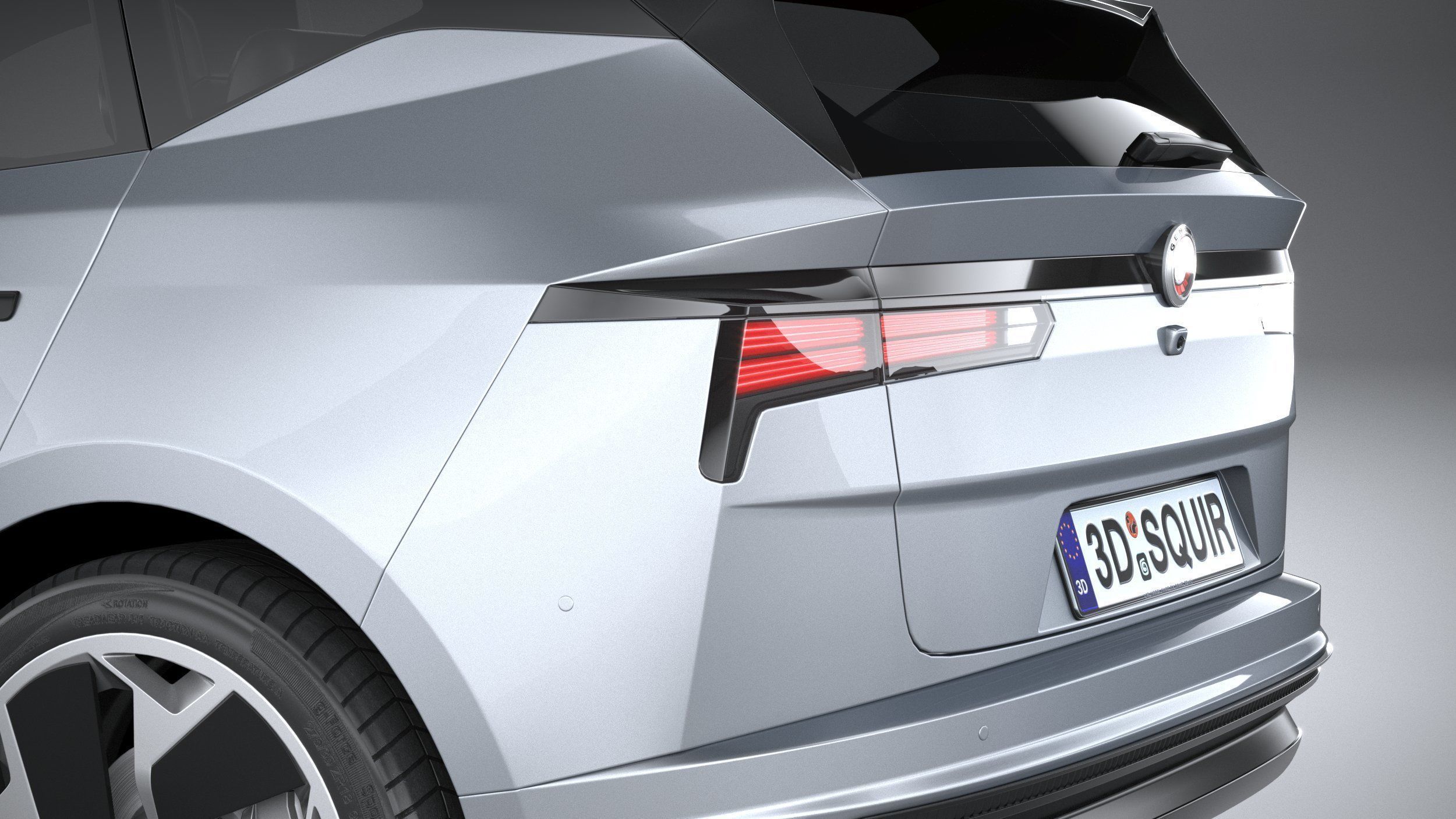 Generic SUV EV v2 2022 3D model_6