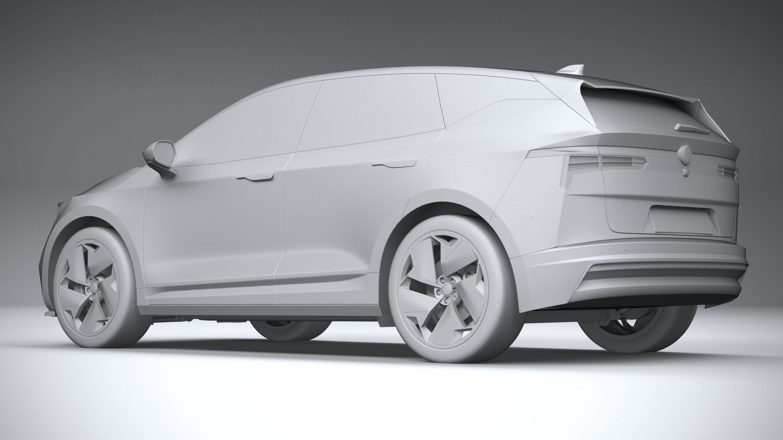 Generic SUV EV v2 2022 3D model_21