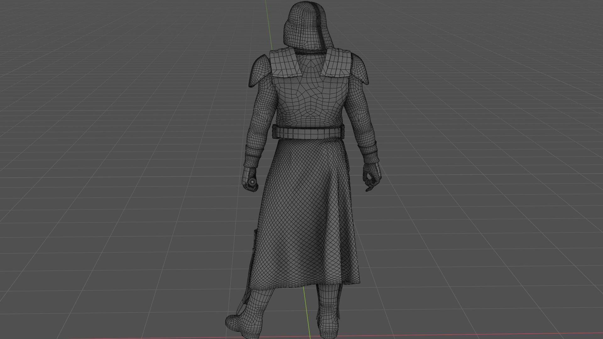 DARTH VADER  RIGGED 3D model_34