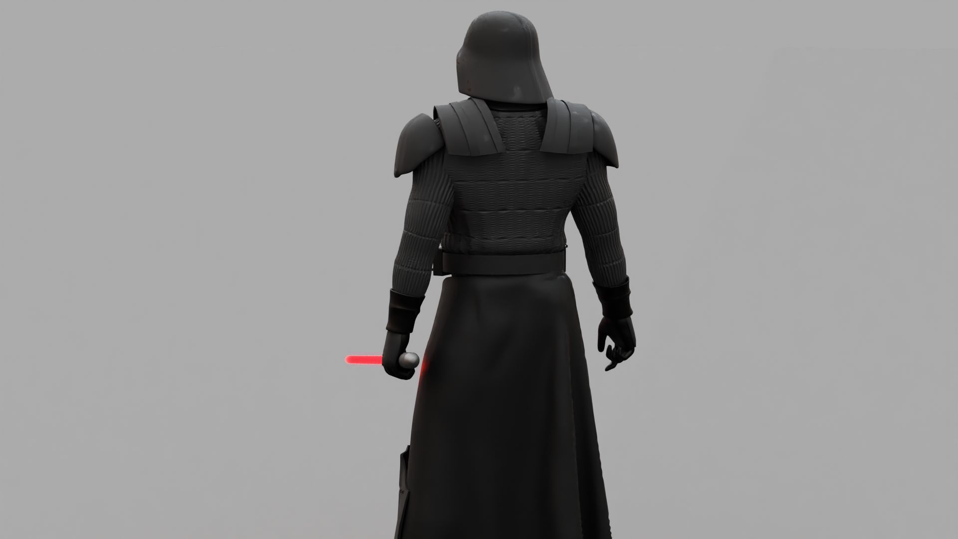 DARTH VADER  RIGGED 3D model_7