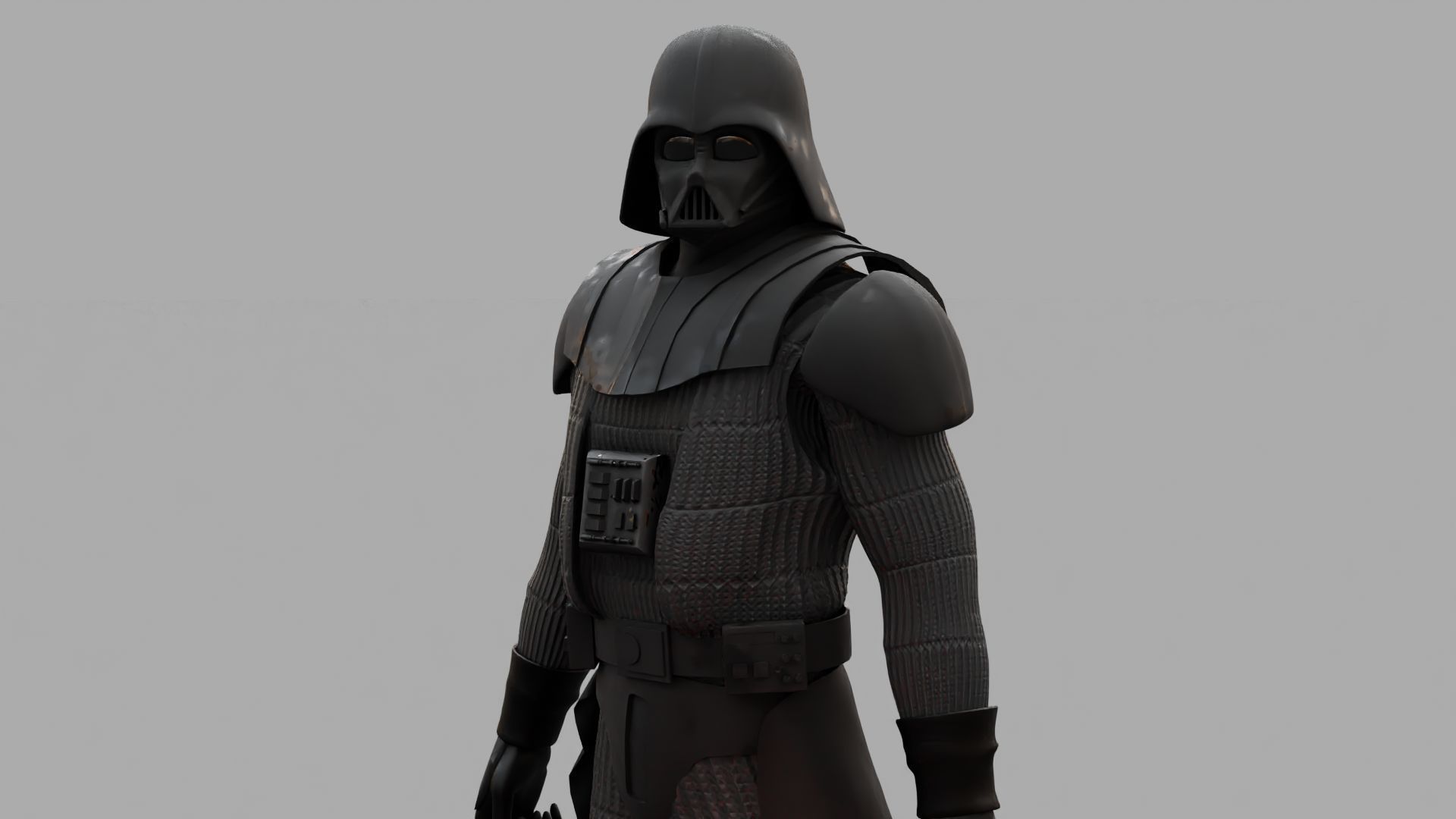 DARTH VADER  RIGGED 3D model_22