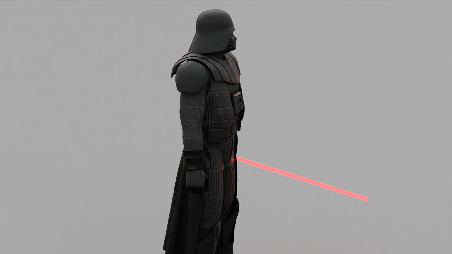 DARTH VADER  RIGGED 3D model_14