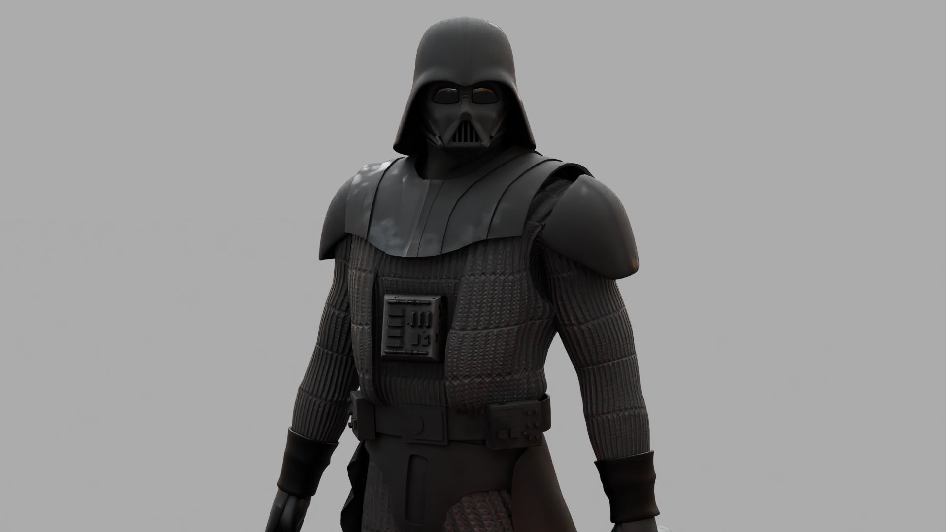 DARTH VADER  RIGGED 3D model_21