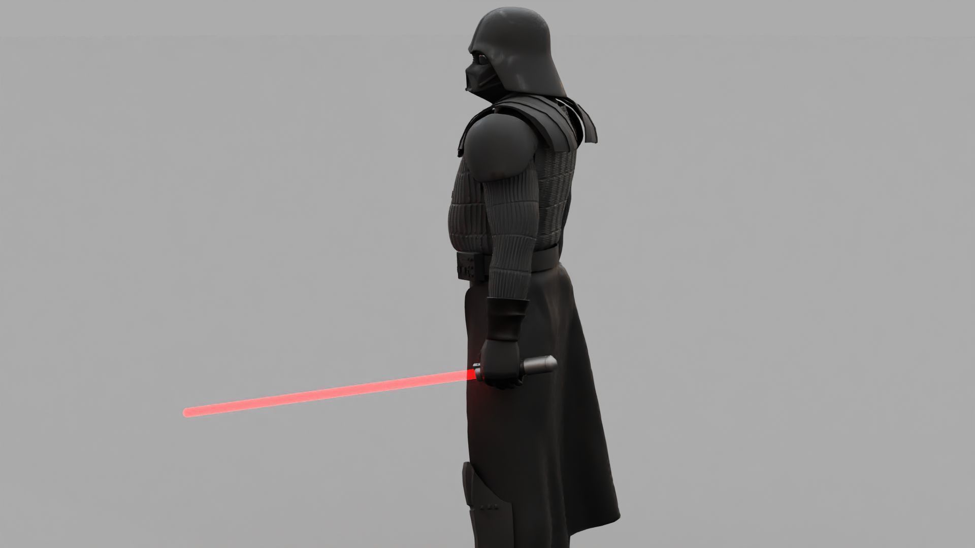 DARTH VADER  RIGGED 3D model_4