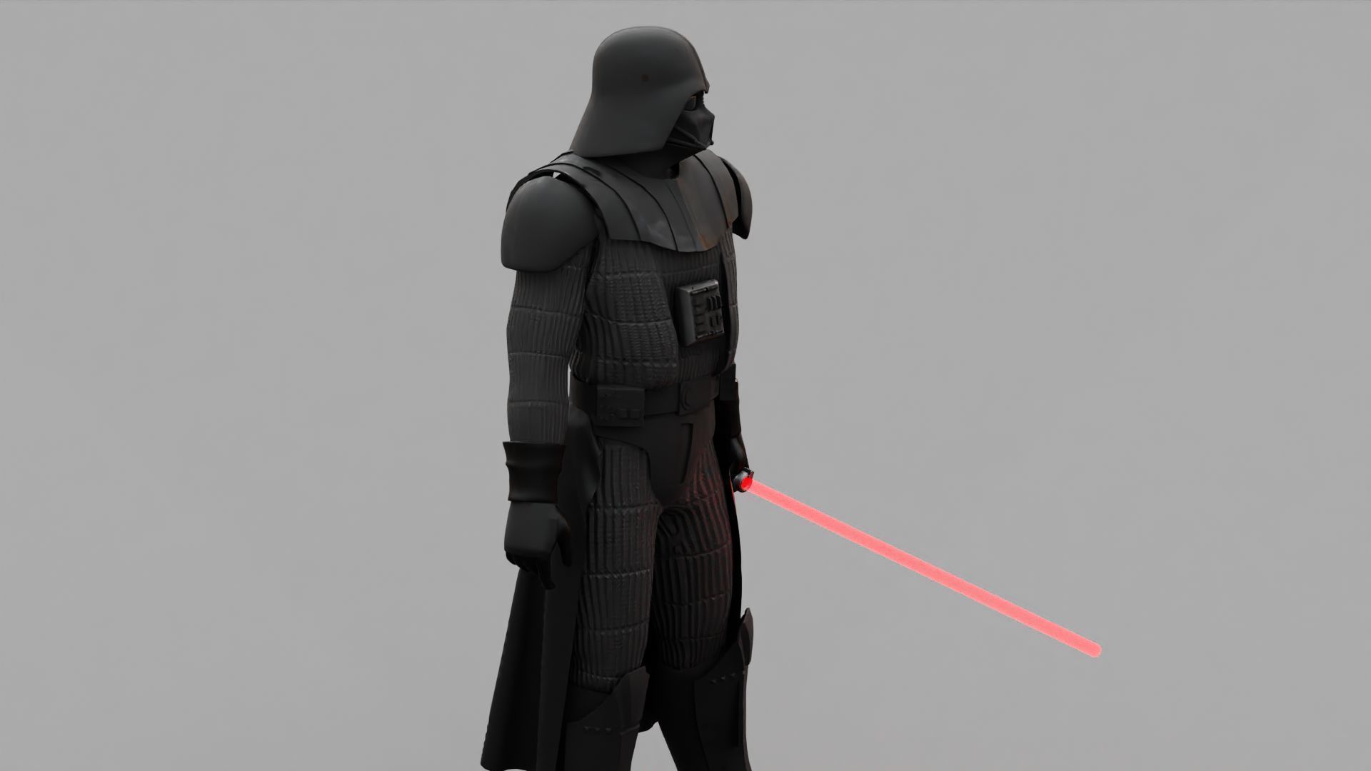 DARTH VADER  RIGGED 3D model_15