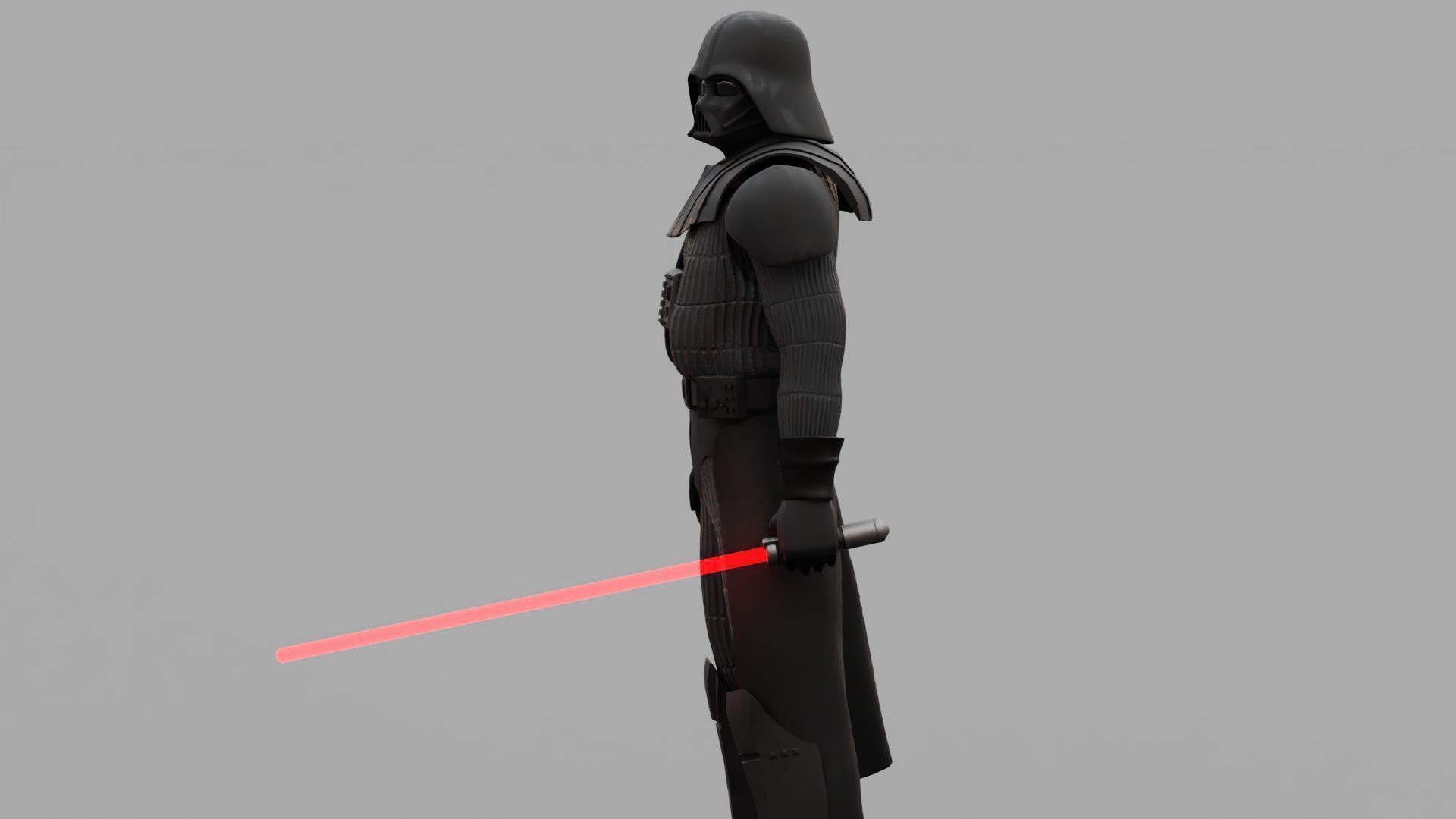 DARTH VADER  RIGGED 3D model_3