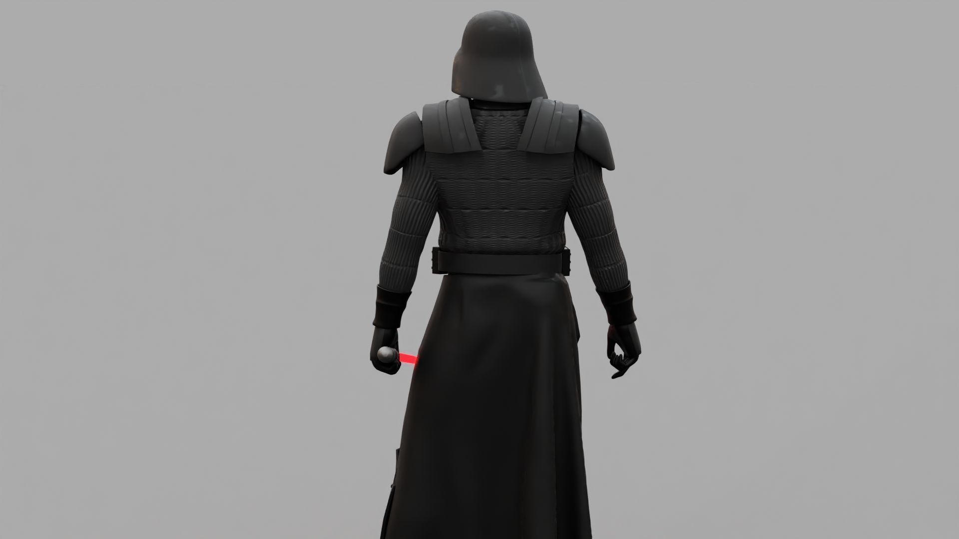 DARTH VADER  RIGGED 3D model_8